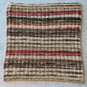 Handmade Striped Knit Car Seat Baby Blanket 
98% Israeli mako cotton / 2% Nylon